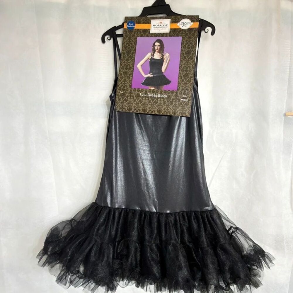 Holiday Inspirations Black Tutu Dress Women’s Medium Halloween Costume NWT 2013